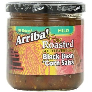 Arriba! Fire Roasted Southwestern Black Bean & Corn Salsa (6x16Oz)