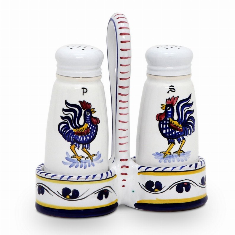 ORVIETO ROOSTER: Salt and Pepper Cruet