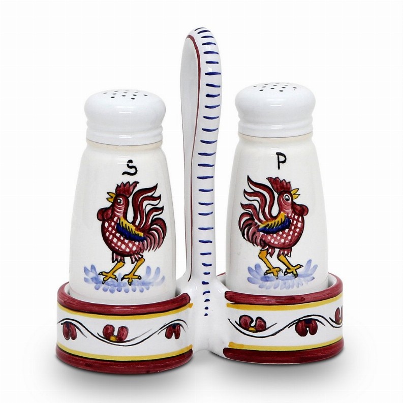 ORVIETO ROOSTER: Salt and Pepper Cruet