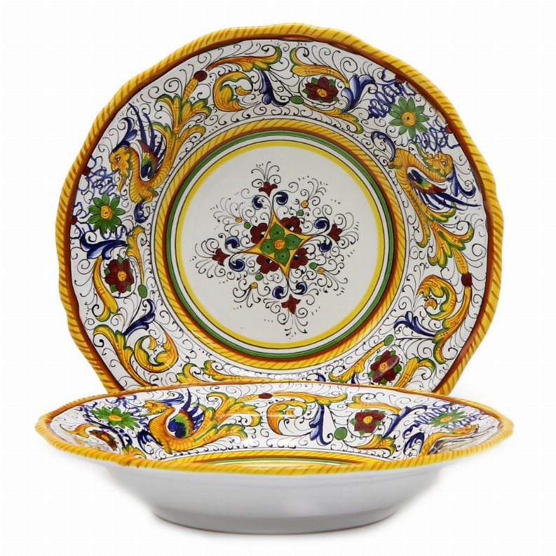 RAFFAELLESCO Pasta/Soup Rim Plate