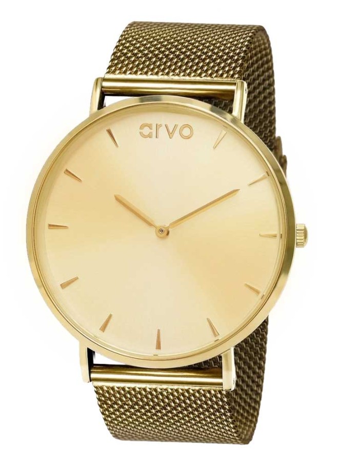 Arvo Leonarvo Watch - Gold Mesh