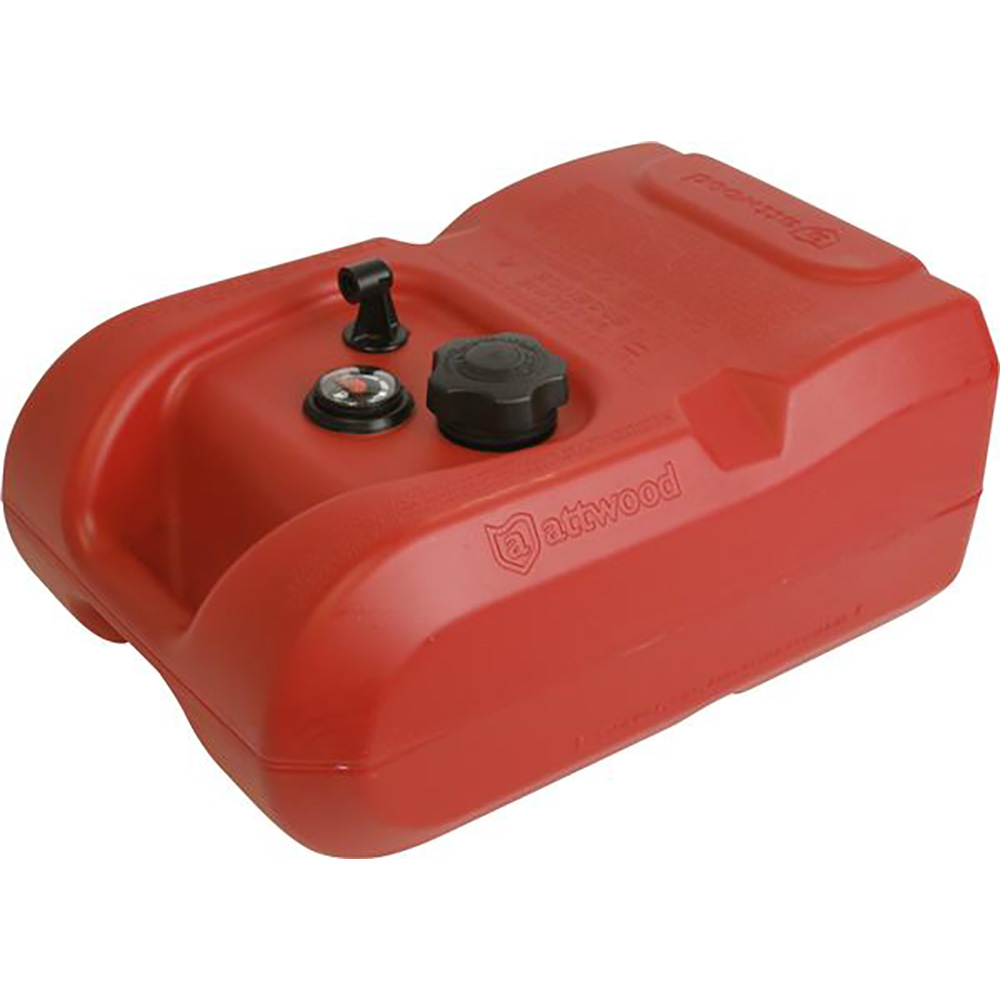 Attwood Portable Fuel Tank - 6 Gallon w/Gauge