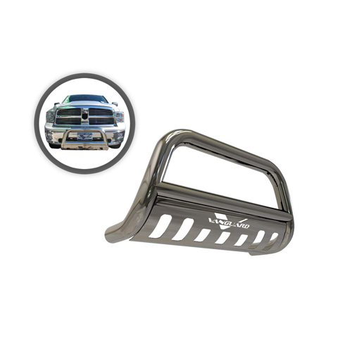 VGUBG-0946SS 2.5 inch Stainless Steel Bull Bar with Skid Plate