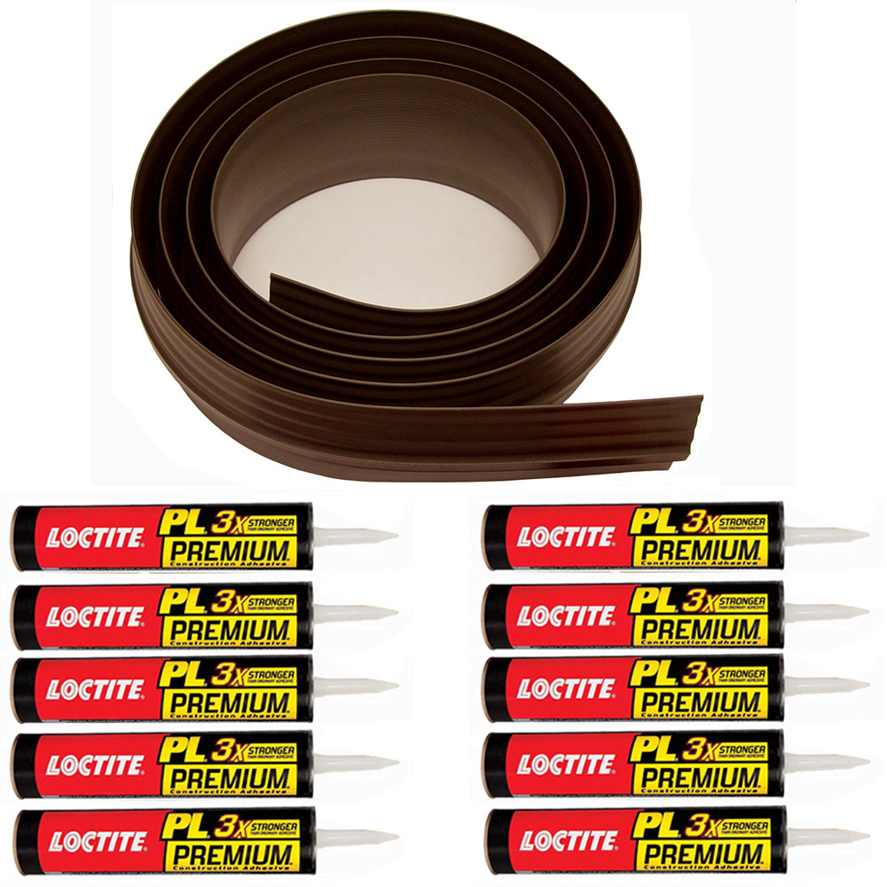 Park Smart Garage Door Threshold Seal 100-feet Brown