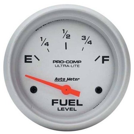 2-5/8IN FUEL LEVEL, 0 E/ 90 F, SSE, ULTRA-LITE