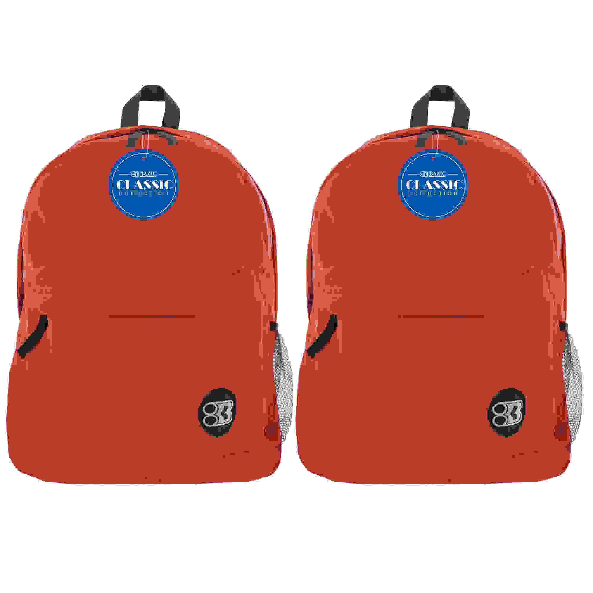 Classic Backpack 17" Red, Pack of 2