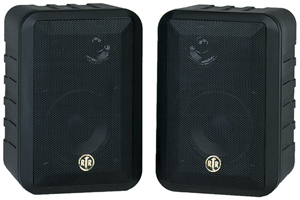 BIC America RTRV44-2 100-Watt 3-Way 4-Inch RtR Series Indoor/Outdoor Speakers (Black)