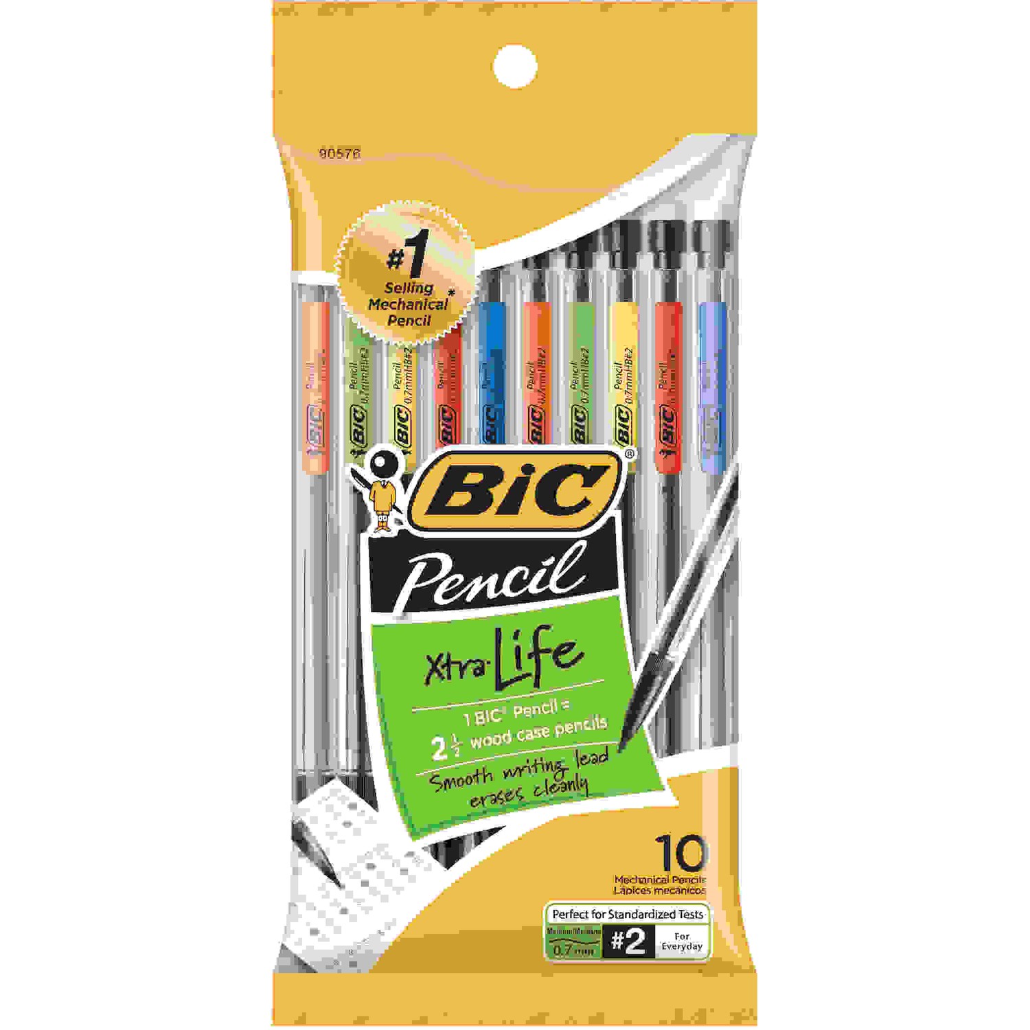 Mechanical Pencils, 0.7mm, Pack of 10