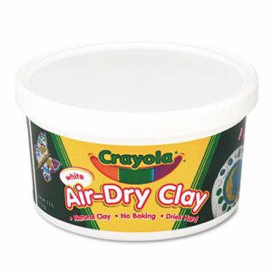 Air-Dry Clay, White, 2 1/2 lbs