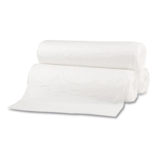 Repro Low-Density Can Liners, 55 gal, 0.63 mil, 38 x 58, White, 10 Bags/Roll, 10 Rolls/Case