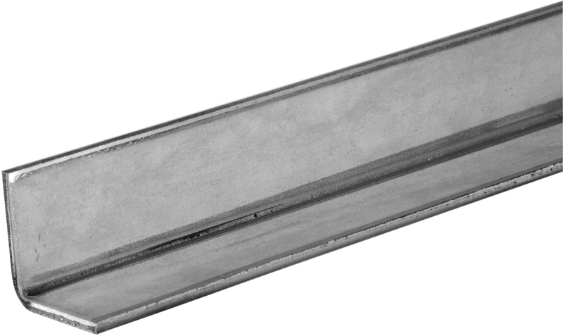 11128 1-1/4X48 IN. ZINC PLATED STEEL ANGLE