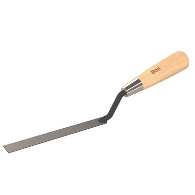 Carbon Steel Caulking Trowel - Flexible - 1/4" With Wood Handle