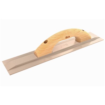 SQUARE END MAGNESIUM FLOAT - 16" x 3 1/8" WOOD HANDLE