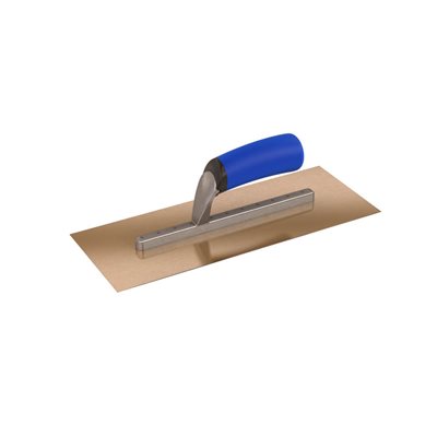 STAINLESS STEEL TROWEL - 13" x 5" WITH COMFORT GRIP HANDLE