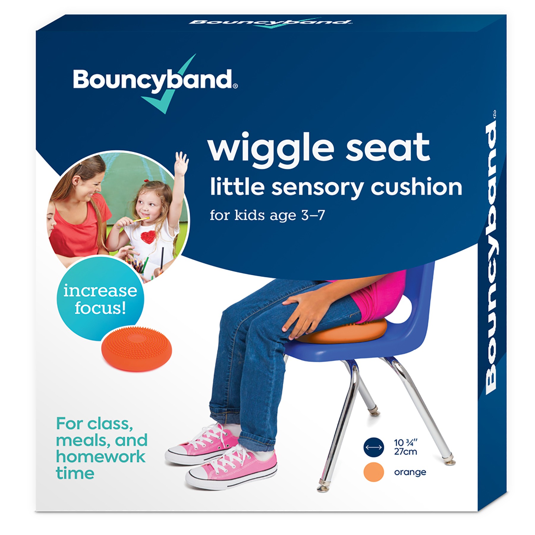 Little Wiggle Seat Sensory Cushion, Orange