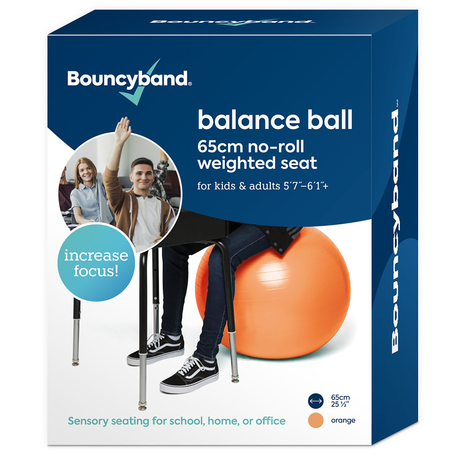 Balance Ball, 65cm, Orange