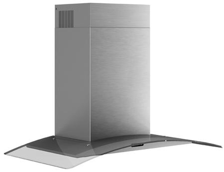 ELITE 30" Curved Glass Chimney Hood, 400 CFM, Elect Control