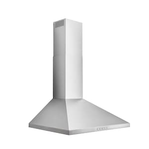 24",Classic Pyramid Chimney Hood,450 CFM