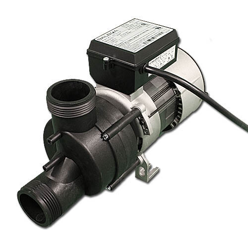 Bath Pump, Vico Power Wow, Front/Top, 1.0HP, 115V, 9.0A, 1-1/2"MBT w/Air Switch & NEMA Cord