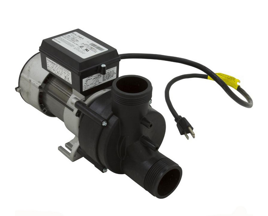 Bath Pump, Vico Wow, Front/Top, .75HP, 115V, 7.5A, 1-1/2"MBT w/Air Switch & NEMA Cord