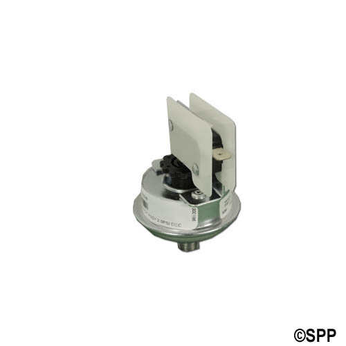 Pressure Switch, Barksdale/Balboa, SPST, 3 Amp, 2 Psi, 1/8" NPT