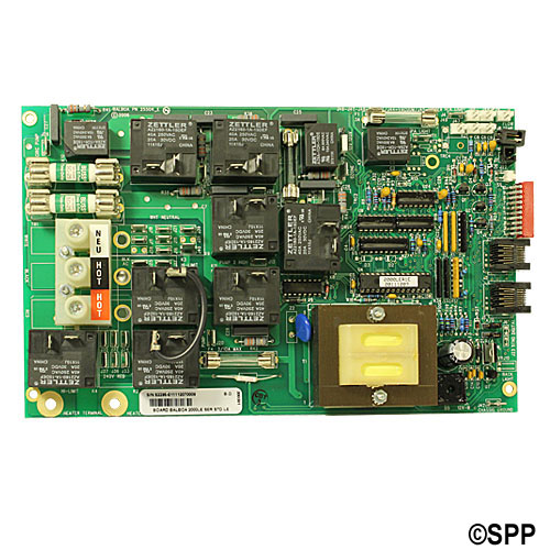 Circuit Board, Balboa, 2000LE, Serial Standard, 8 Pin Phone Cable