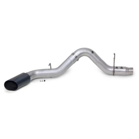 17-19 SILVERADO L5P MONSTER EXHAUST SYSTEM, 5.0IN, S/S-BLACK TIP