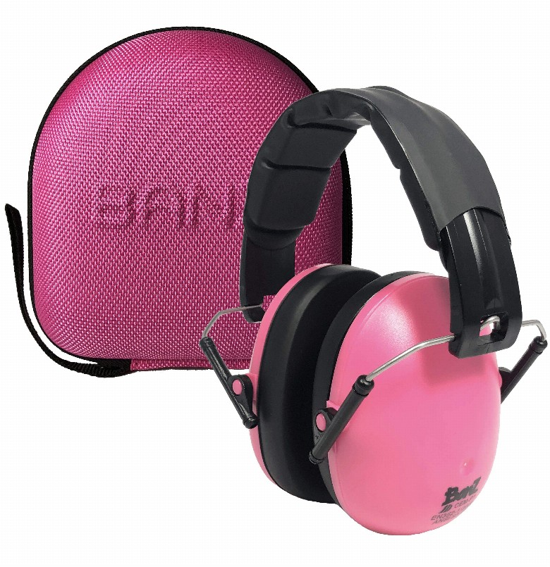 Kids Earmuffs with ZeeCase - Petal Pink