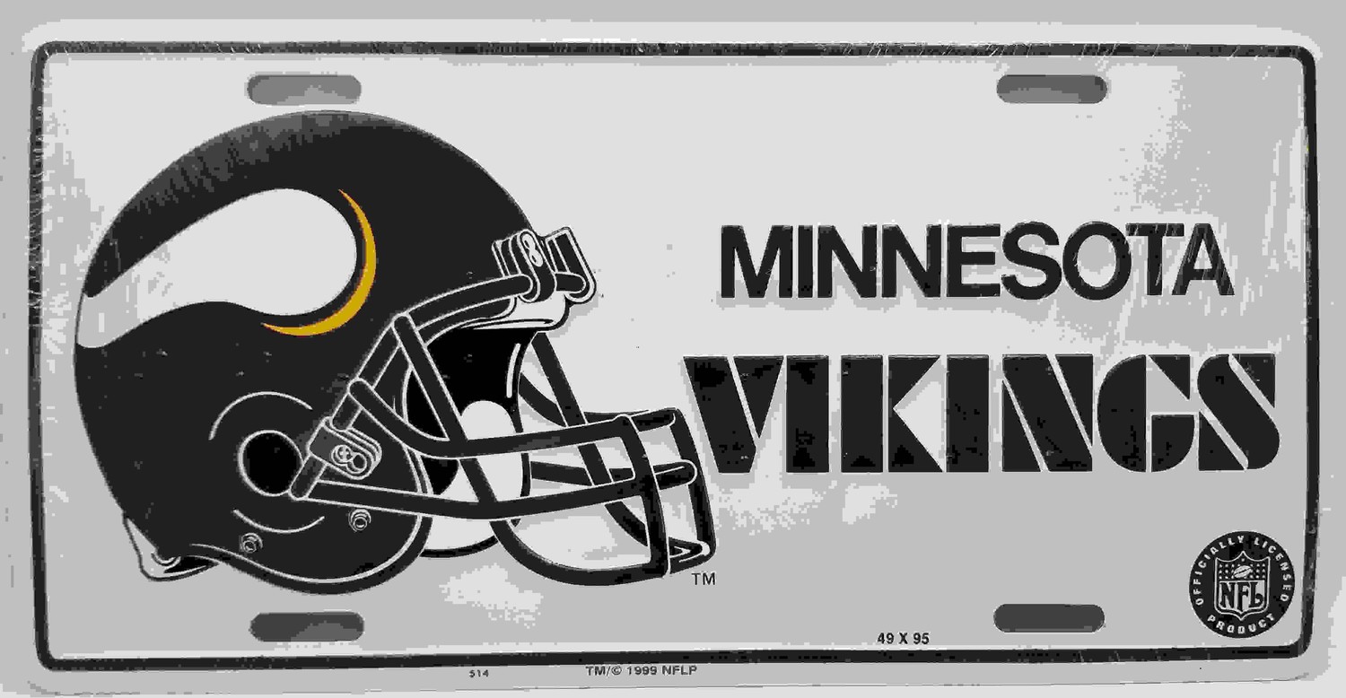 MINNESOTA VIKINGS LICENSE PLATE