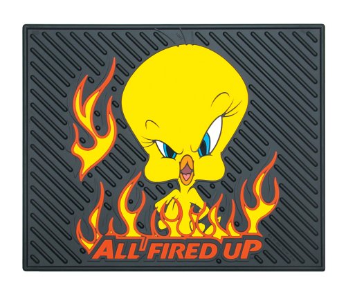 TWEETY ALL FIRED UP RUBBER MAT