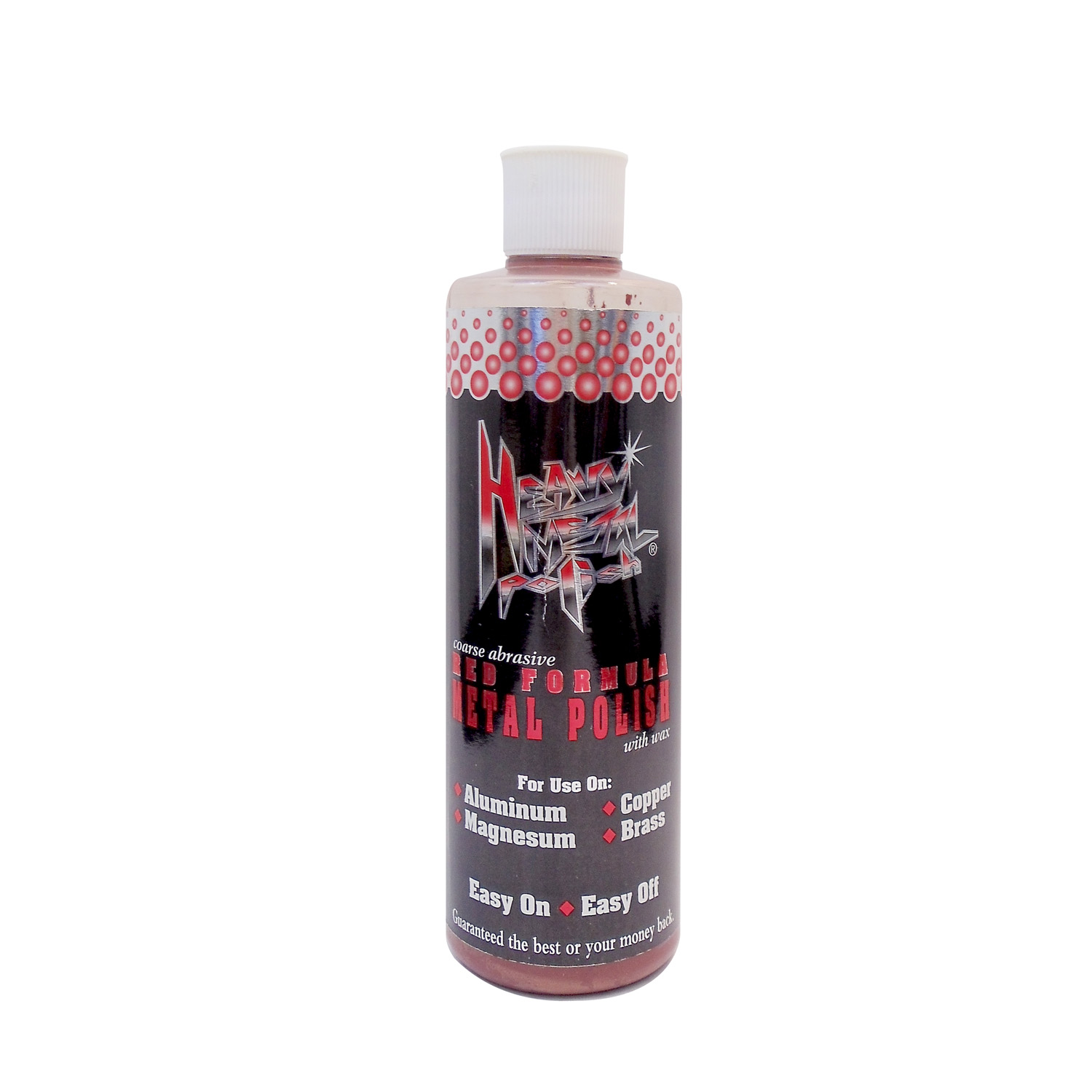 16 Ounce Bottle Of Heavy Metal Polish - Red Formula For Use On Aluminum, Magnesium, Copper & Brass