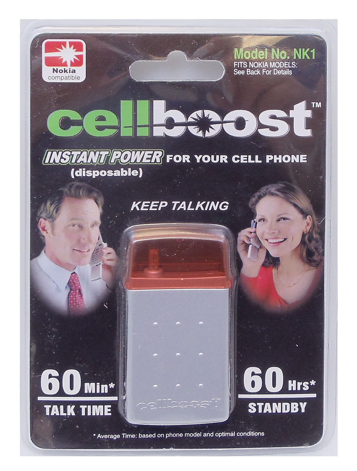Cellboost - Provides Instant Power Up To 60 Minutes Talk Time & 60 Hours Standby For Most Nokia Phones