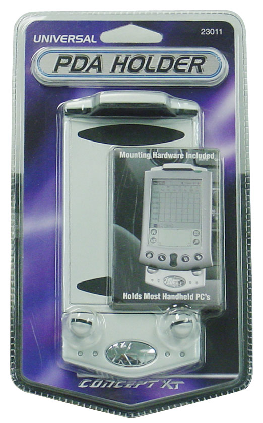 Concept Xt - Universal Pda & Cell Phone Holder Keeps Electronics Up To 4-3/4" Tall Secure, Mounting Hardware Included