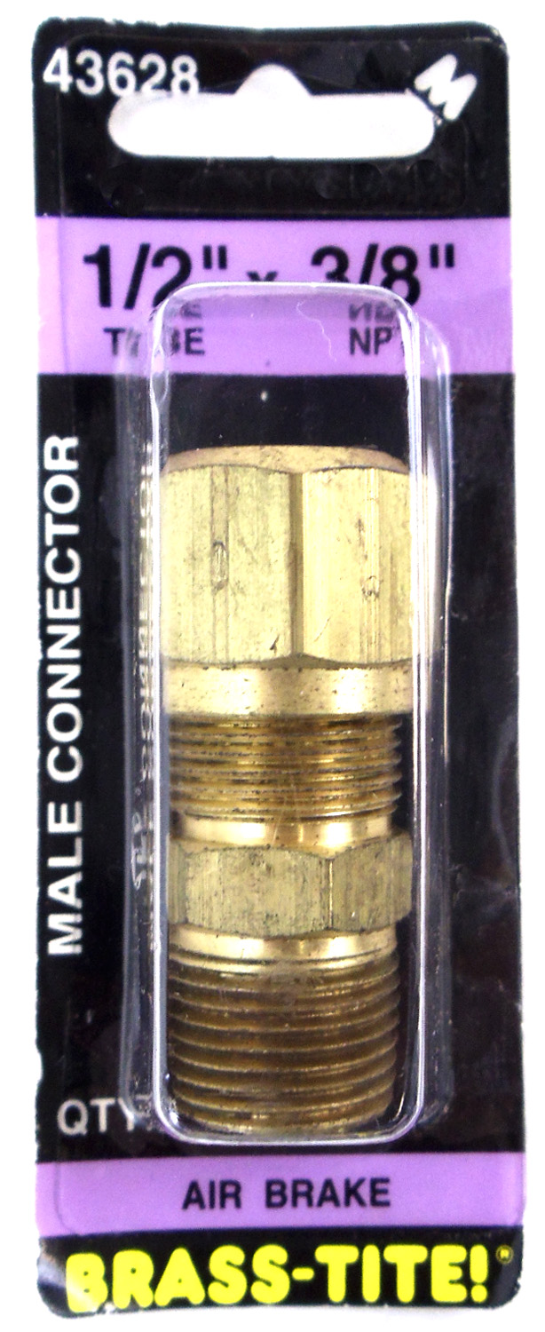 AIR BRAKE BRASS MALE CONNECT 1/2"