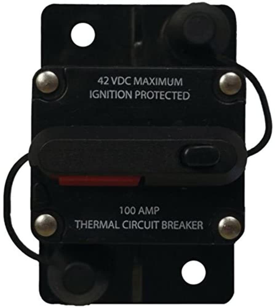 MANUAL RESET CIRCUIT BREAKERS  100 AMP (W/ TERMINAL COVERS)EACH