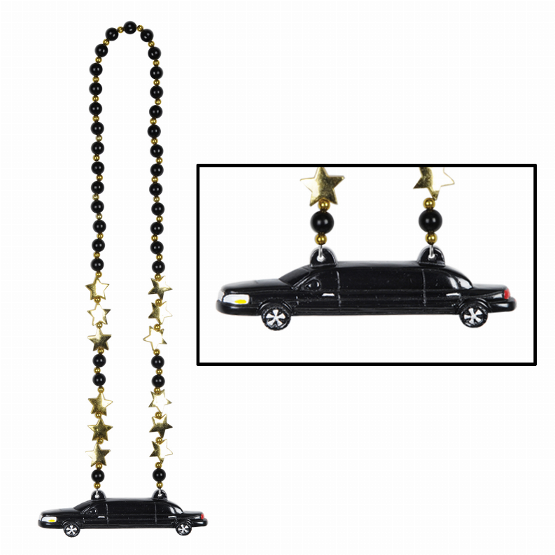 Beads with Medallion -  38"Awards NightBeads with Limo