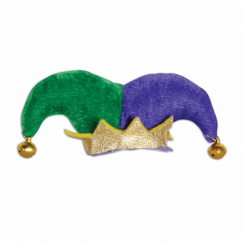 Hair Clips  - Mardi Gras Jester Hat