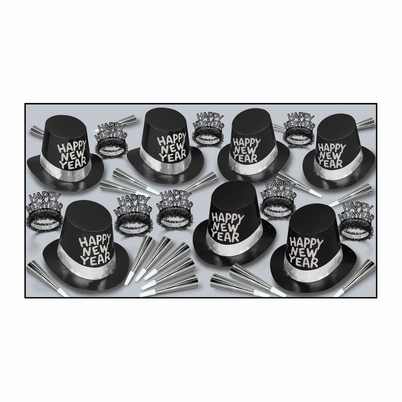 Party Kit - New Years 50 Person Black Tie
