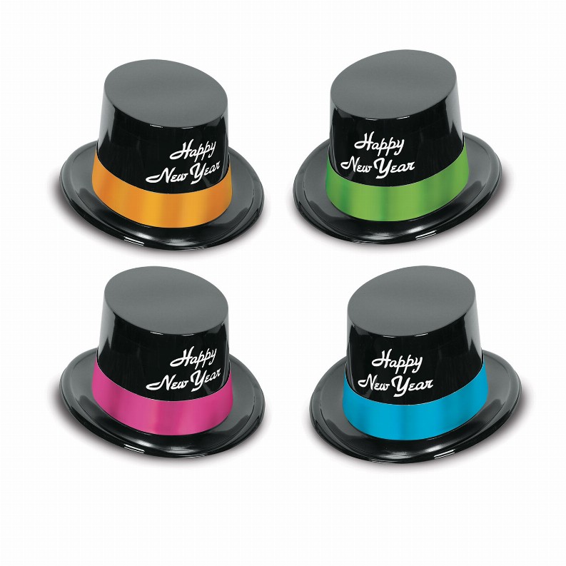 Plastic Party Supplies & Props  - New Years Neon Legacy Toppers