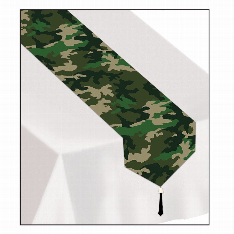 Table Runner  11" x 6  Camo Printed