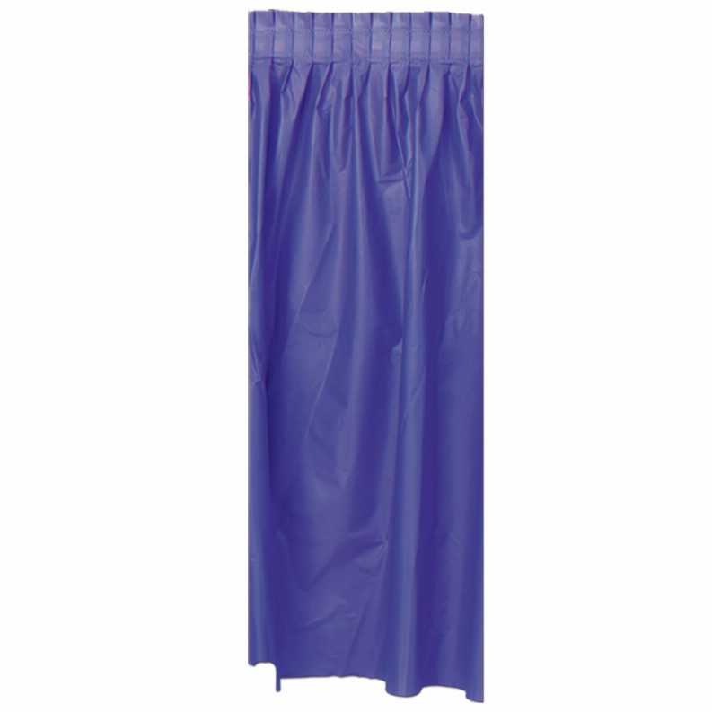 Table Skirts - Plastic  - General Occasion Plastic Table Skirting - purple; self-adhesive