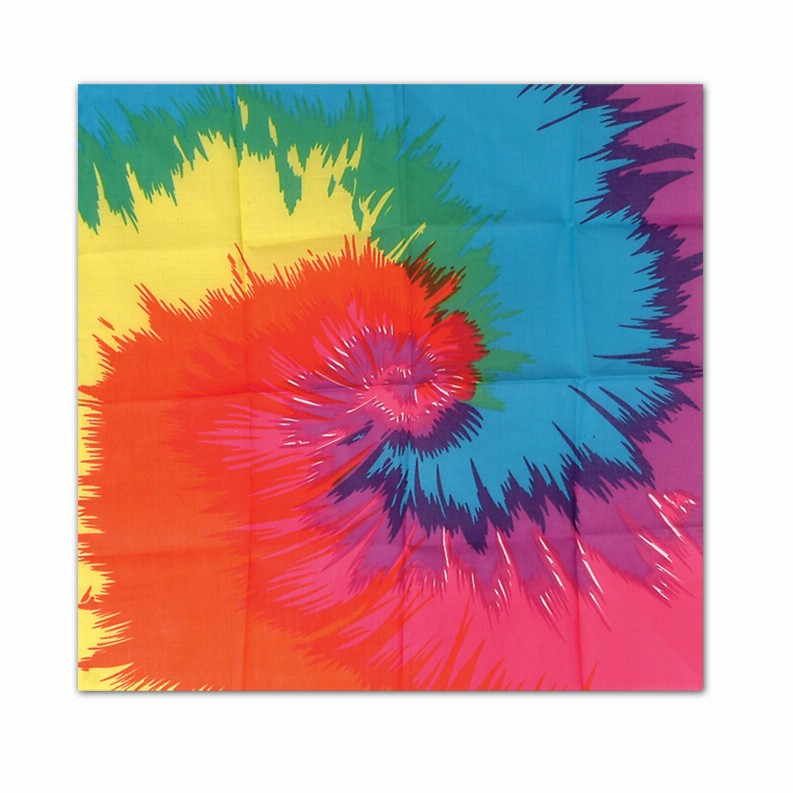 Themed Bandanas - Funky Tie-Dyed60's