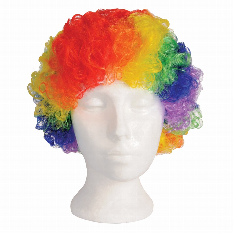 Wigs  - Circus Rainbow Clown Wig