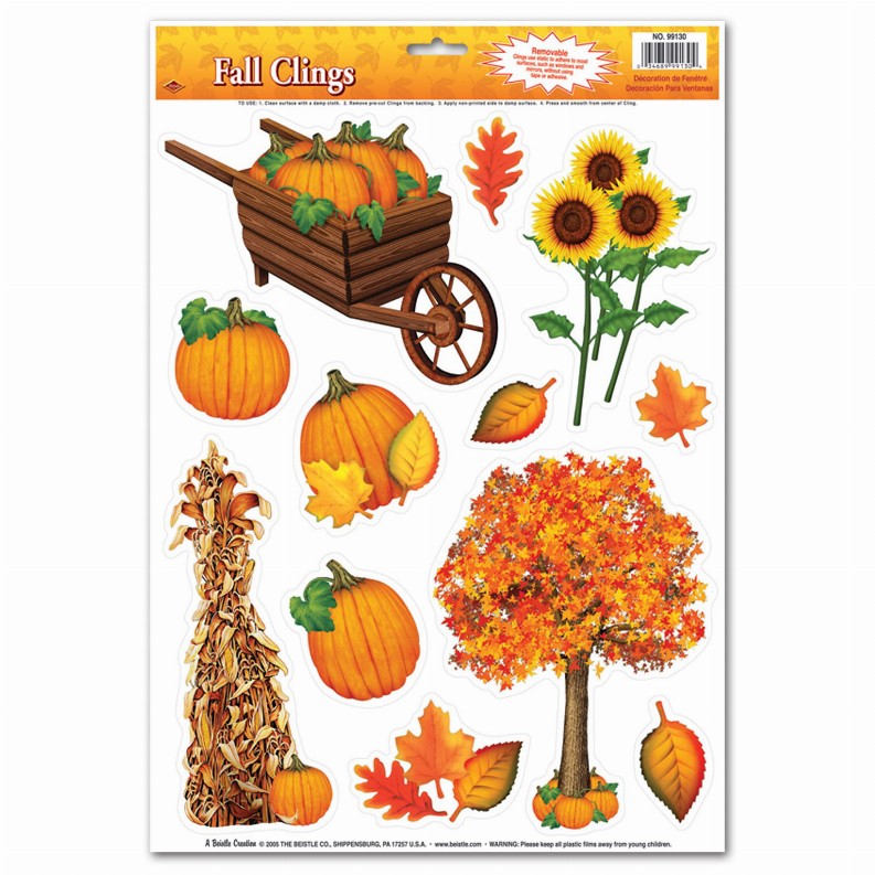 Window Clings  - Thanksgiving/Fall Fall Clings 2