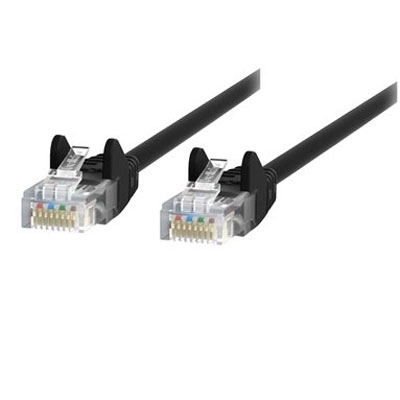 CAT6 UTP 28AWG 10  BLK PATCH