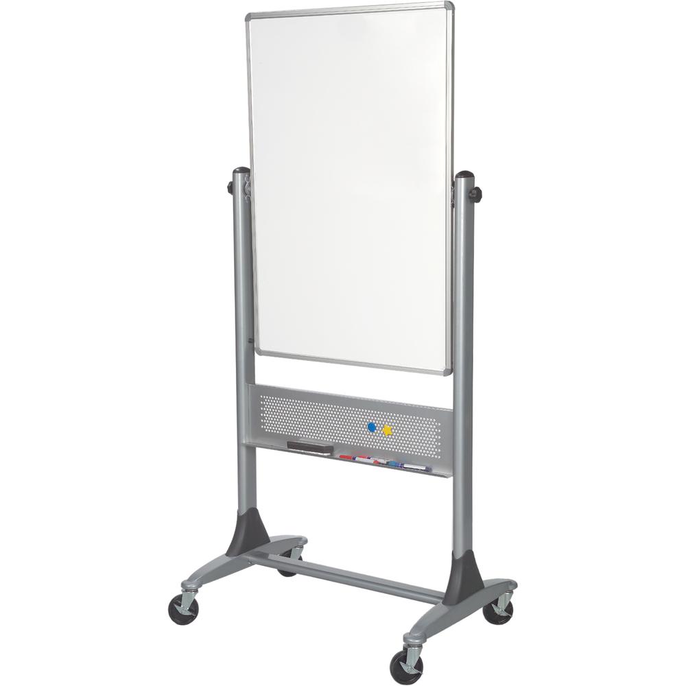 Balt Reversible Easel Board - 40" Width x 30" Height - Surface - Anodized Aluminum Frame - Film - 1 Each