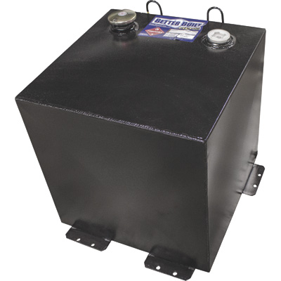 BLACK STEEL TRANSFER TANK 50 GALLON SQUARE