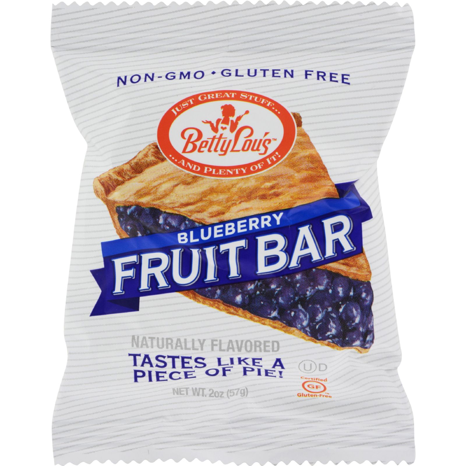 Betty Lou's Blueberry Fruit Bars (12x2 Oz)