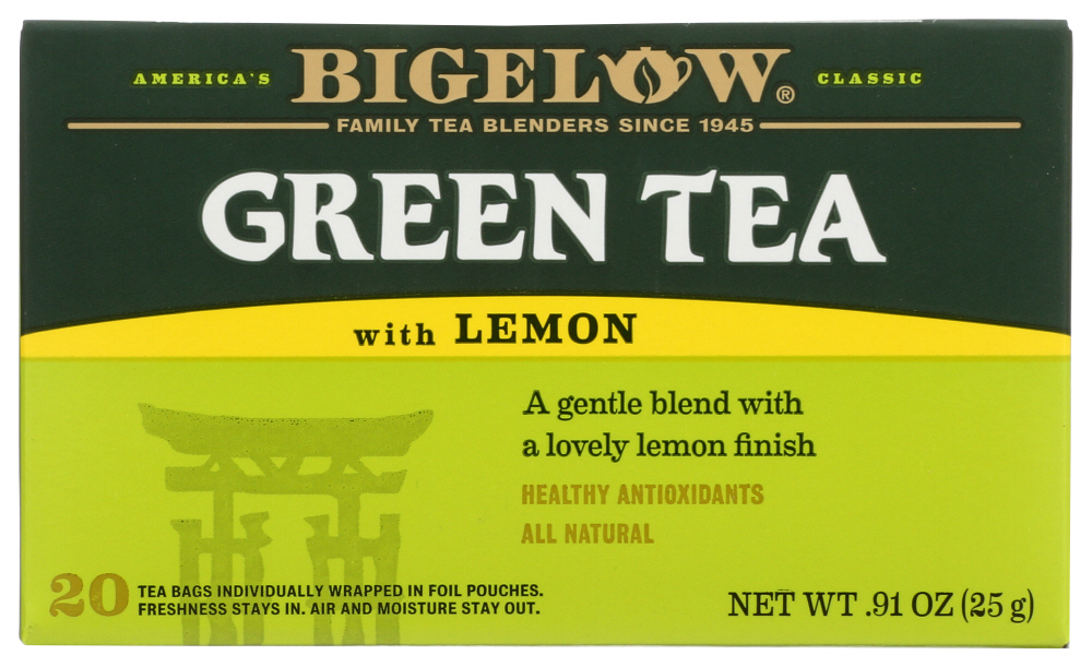 Bigelow Green Tea With Lemon (6x20 Bag)