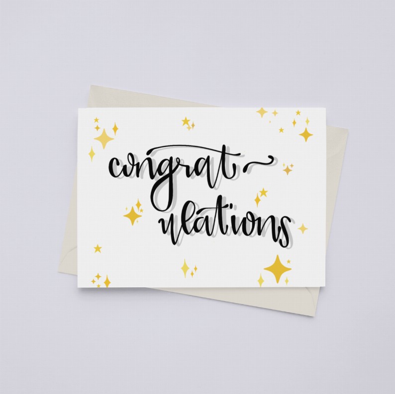 Congratulations - Greeting Card